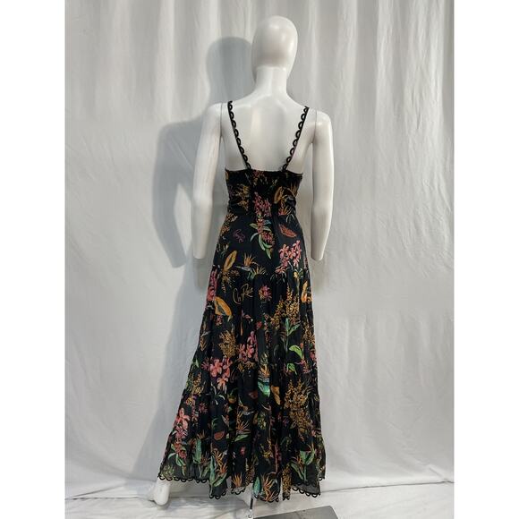 Charo Ruiz 'Melia' Black Cotton Dress Size M - Picture 3 of 5